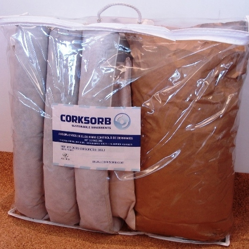 KIT ABSORBENTE CONTROL DERRAMES CORKSORB KT0036