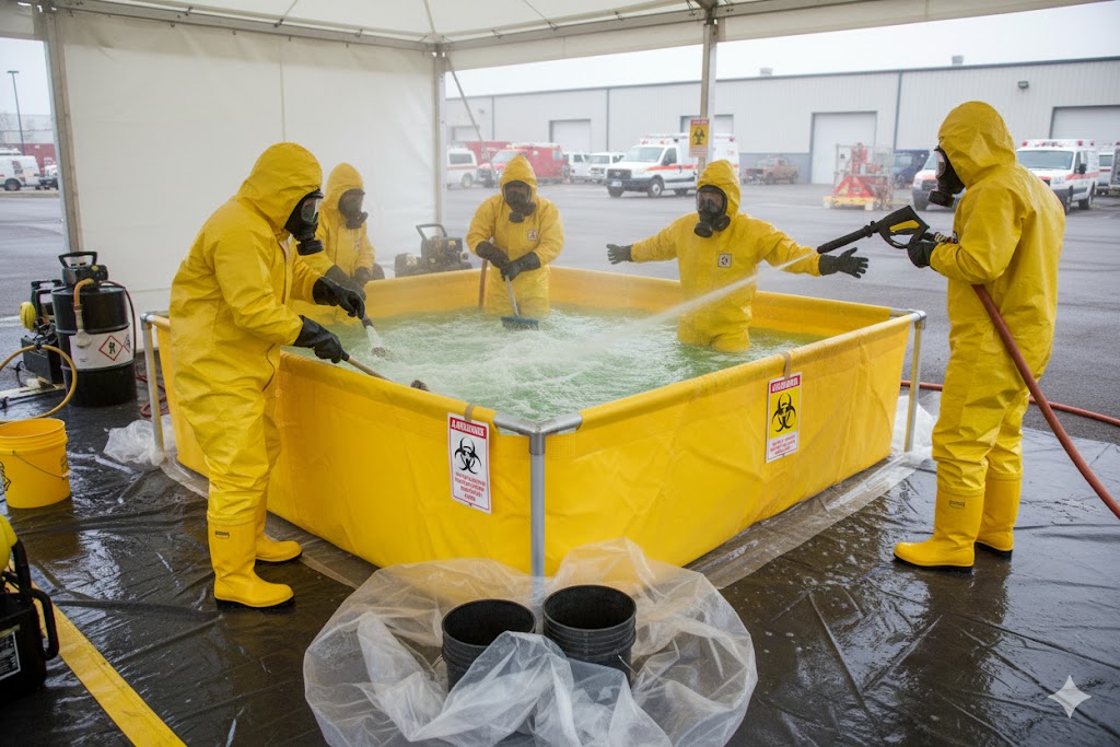 Piscina de descontaminacion Haz-Mat - Imagen 4